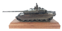 Challenger 1 Main Battle Tank Mahogany Mounted Cold Cast Bronze Statue