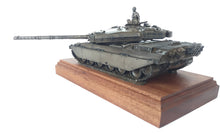 Challenger 1 Main Battle Tank Mahogany Mounted Cold Cast Bronze Statue