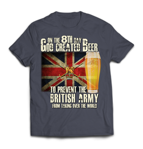 On the 8th Day British Army Printed T-Shirt