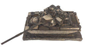 Chieftain Mark 5 Main Battle Tank Cold Cast Bronze Statue