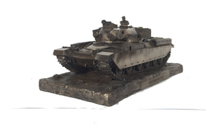 Chieftain Mark 5 Main Battle Tank Cold Cast Bronze Statue