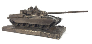 Chieftain Mark 5 Main Battle Tank Cold Cast Bronze Statue