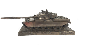 Chieftain Mark 5 Main Battle Tank Cold Cast Bronze Statue