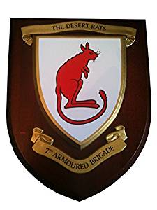 7th Armoured Division Desert Rats Military Wall Plaque