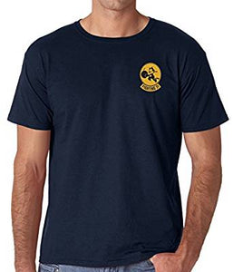 US NAVY UNITS EMBROIDERED COTTON T-SHIRTS