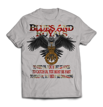Blues and Royals Eagle Printed T-Shirt