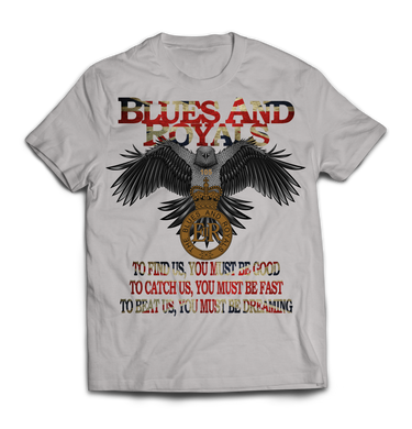 Blues and Royals Eagle Printed T-Shirt