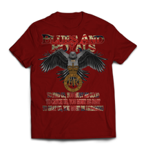 Blues and Royals Eagle Printed T-Shirt