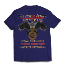 Blues and Royals Eagle Printed T-Shirt