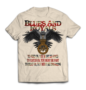 Blues and Royals Eagle Printed T-Shirt