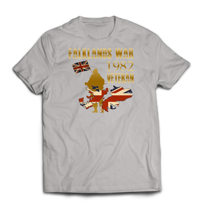 Falklands War Veteran Printed T-Shirt