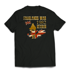 Falklands War Veteran Printed T-Shirt