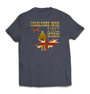 Falklands War Veteran Printed T-Shirt