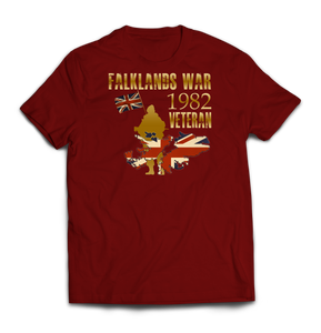 Falklands War Veteran Printed T-Shirt