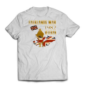 Falklands War Veteran Printed T-Shirt