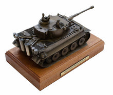 German Tiger 1 Tank Bronze Military Statue