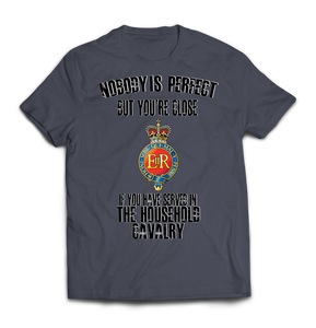 Household Cavalry 'Nobody is Perfect' Printed T-Shirt