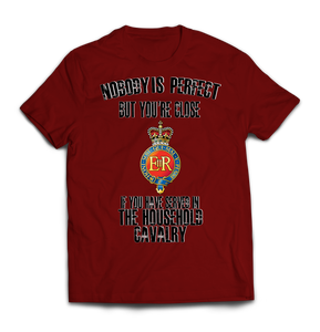 Household Cavalry 'Nobody is Perfect' Printed T-Shirt