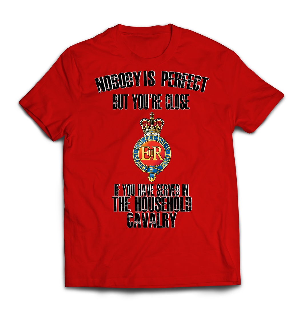 Household Cavalry 'Nobody is Perfect' Printed T-Shirt