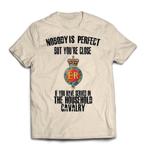 Household Cavalry 'Nobody is Perfect' Printed T-Shirt