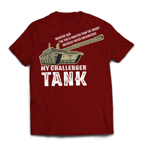 CHALLENGER TANK Printed T-Shirt