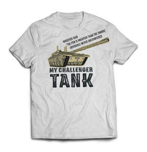 CHALLENGER TANK Printed T-Shirt