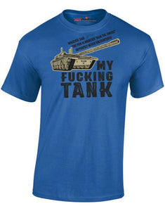 Challenger - My F**king Challenger Tank Printed T-Shirt