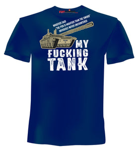 Challenger - My F**king Challenger Tank Printed T-Shirt