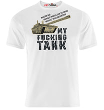 Challenger - My F**king Challenger Tank Printed T-Shirt