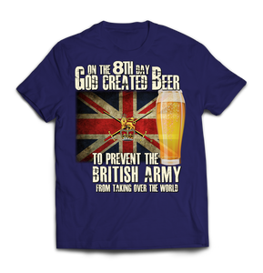 On the 8th Day British Army Printed T-Shirt