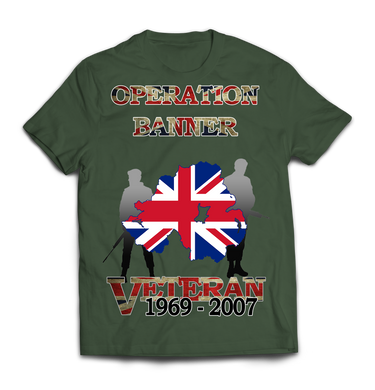 OP BANNER VETERAN Printed T-Shirt