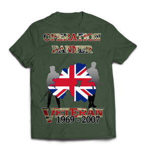 OP BANNER VETERAN Printed T-Shirt