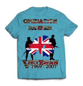 OP BANNER VETERAN Printed T-Shirt