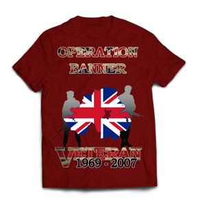 OP BANNER VETERAN Printed T-Shirt