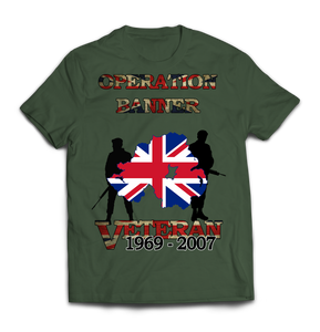 OP BANNER VETERAN Printed T-Shirt