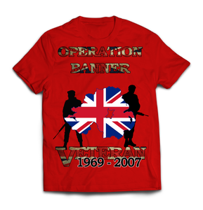 OP BANNER VETERAN Printed T-Shirt