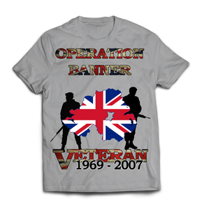 OP BANNER VETERAN Printed T-Shirt