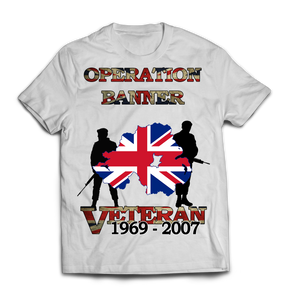 OP BANNER VETERAN Printed T-Shirt