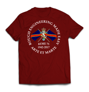 REME 75 ROUGH ENGINEERING MADE EASY Printed T-Shirt