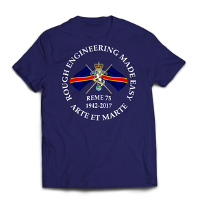 REME 75 ROUGH ENGINEERING MADE EASY Printed T-Shirt