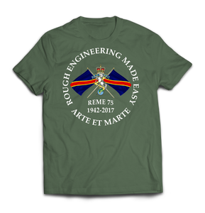 REME 75 ROUGH ENGINEERING MADE EASY Printed T-Shirt