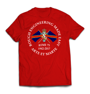 REME 75 ROUGH ENGINEERING MADE EASY Printed T-Shirt