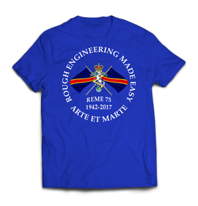 REME 75 ROUGH ENGINEERING MADE EASY Printed T-Shirt