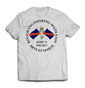REME 75 ROUGH ENGINEERING MADE EASY Printed T-Shirt