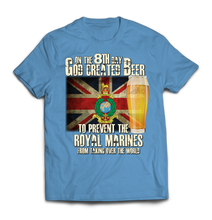 On the 8th Day Royal Marines Printed T-Shirt