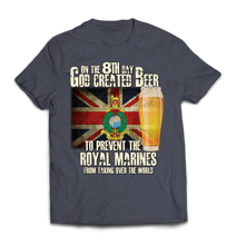 On the 8th Day Royal Marines Printed T-Shirt