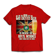 On the 8th Day Royal Marines Printed T-Shirt