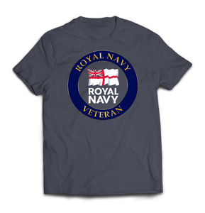 Royal Navy Veteran Printed T-Shirt