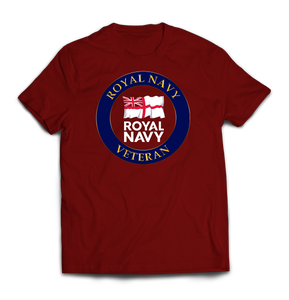 Royal Navy Veteran Printed T-Shirt