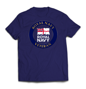 Royal Navy Veteran Printed T-Shirt